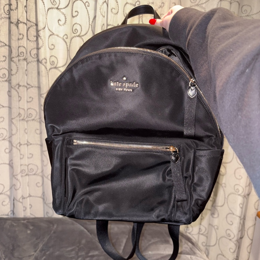 Kate Spade Sleek Black Backpack